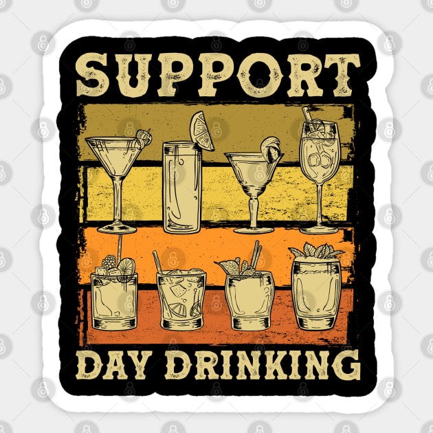 Support Day Drinking Sticker by Cooldruck